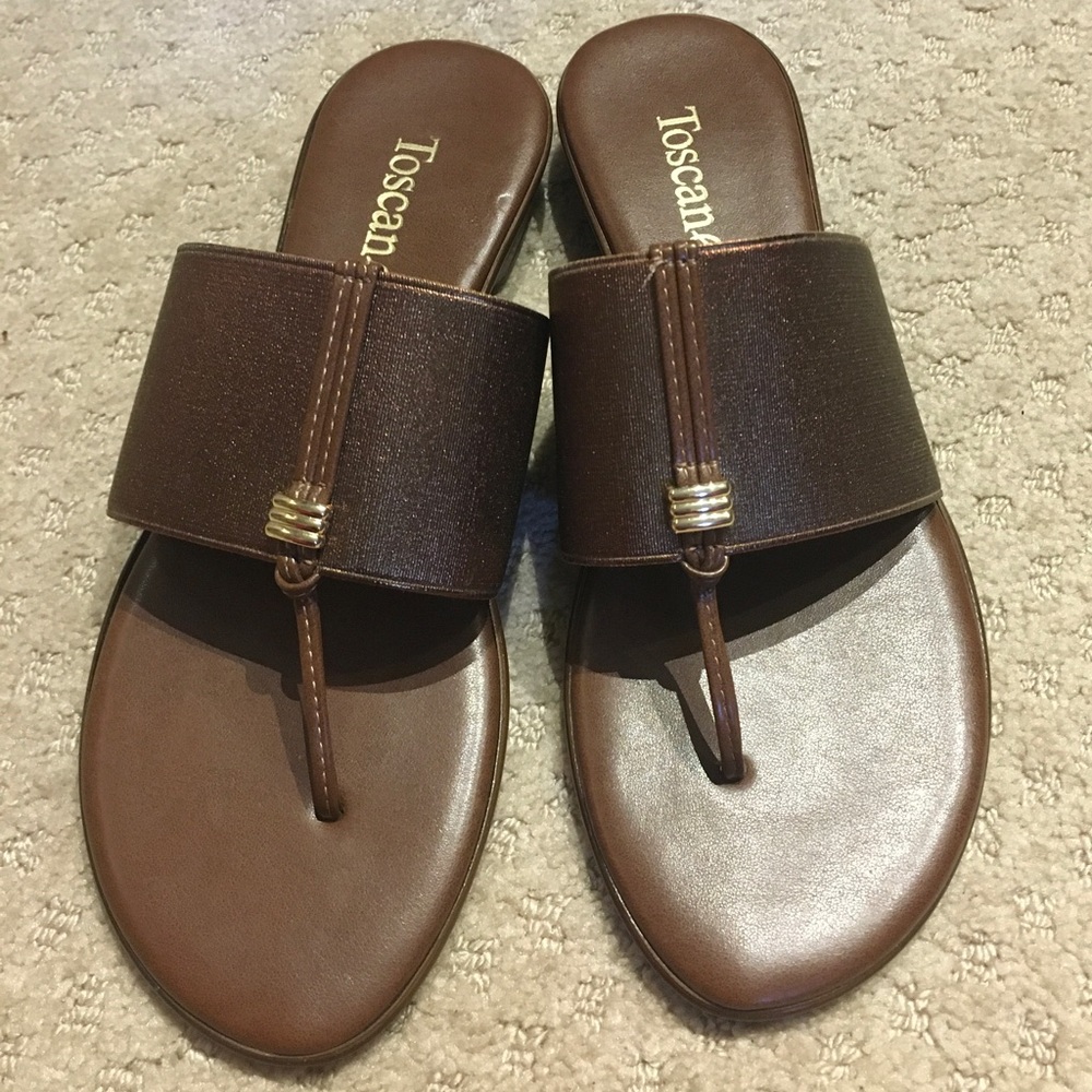 Toscanella Sandals Size 8 Made in Italy 🇮🇹